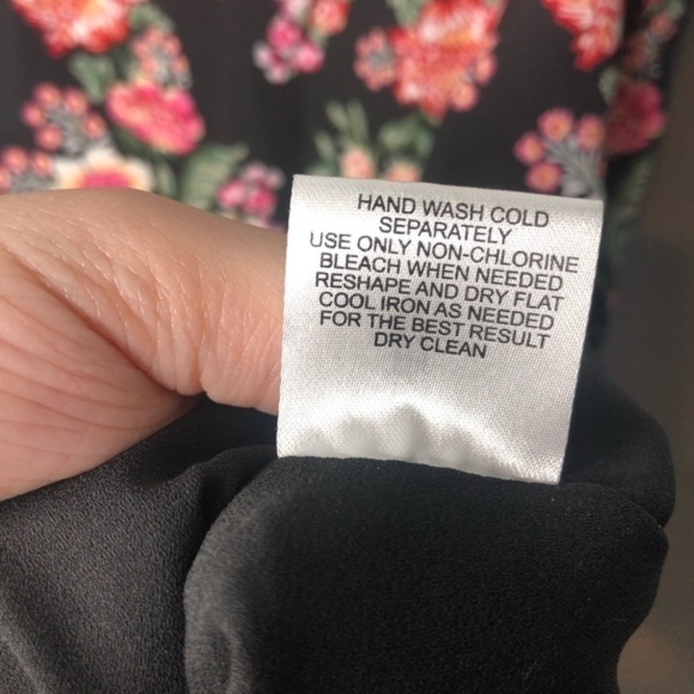 NEW Pink Republic floral flower open keyhole Back Shift Dress summer size small - Picture 8 of 8